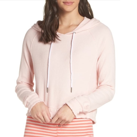 Make + Model Tops - Make+Model🆕️ Pink Veil Rose Pull Over Hoodie🌸🌸